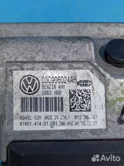Эбу (блок управления) двигателя VW Golf V (2003-2