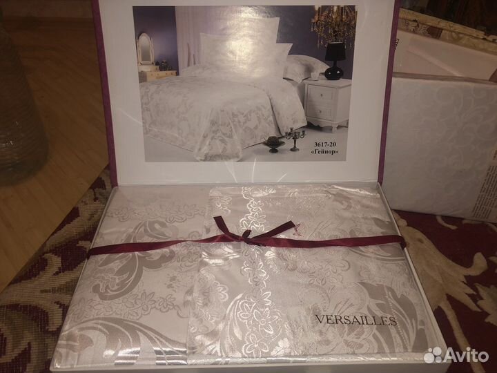 Комплект постельного белья новый Версаль Евро