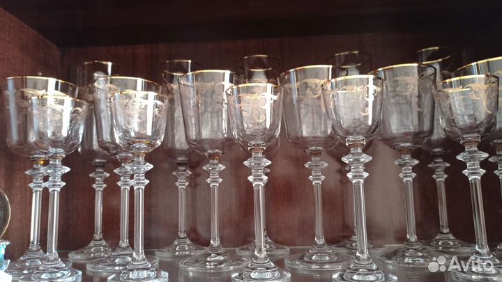 Рюмка и фужеры Богемия 12шт