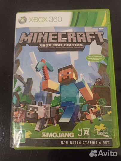 Игра для приставки xbox 360 Minecraft