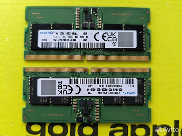 Оперативная память DDR5 8Gb 4800 Mhz So-Dimm