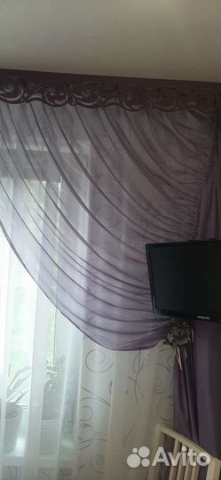 Шторы с ламбрикеном бу