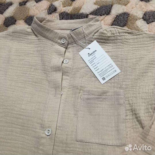 Рубашка для мальчика муслин