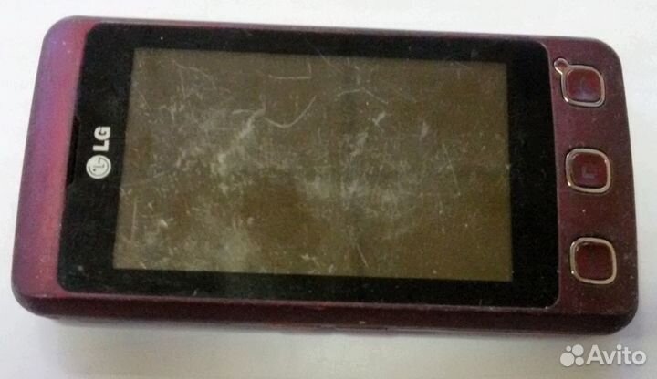 Телефон LG CE0168 бордовый
