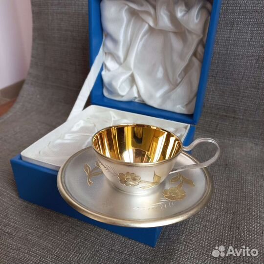 Чашка с блюдцем кофейная