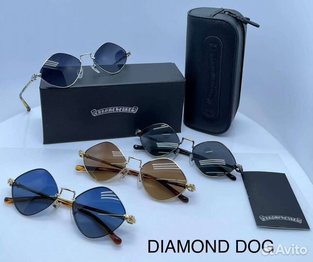 Солнцезащитные очки Chrome Hearts Diamond Dog