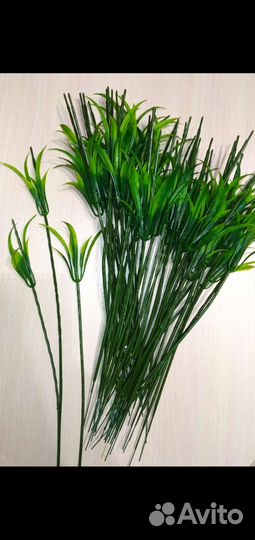 Искусственная зелень для букета мыловарение