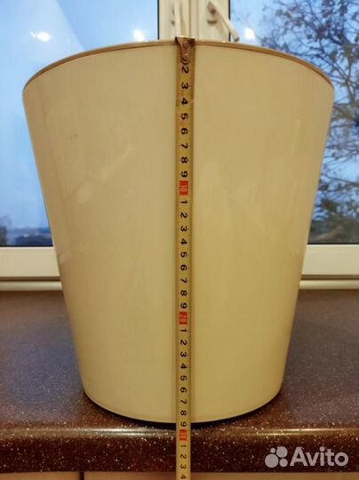 Горшок 15,7л на колесиках, с автополивом