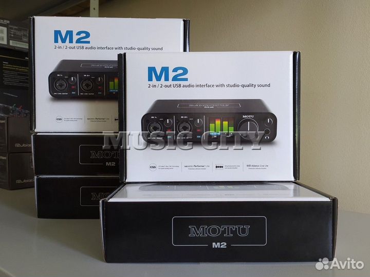 Motu M2 звуковая карта