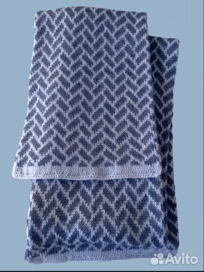 Шарф с классическим рисунком для мужчин и женщин