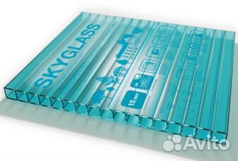 Сотовый поликарбонат Sky Glass цветной