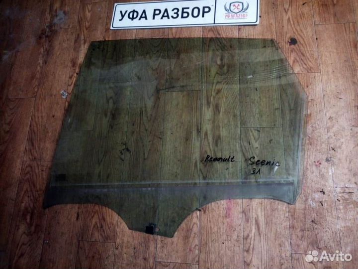 Стекло двери заднее левое Renault Scenic 2003-2009