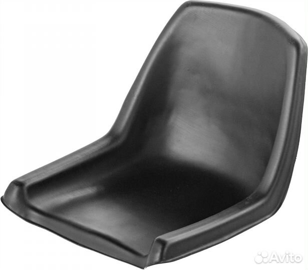 Сиденье пластиковое со спинкой на сани-волокуши