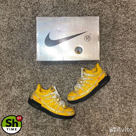 Nike Dunk Low Off-White Rubber Yellow Оригинал