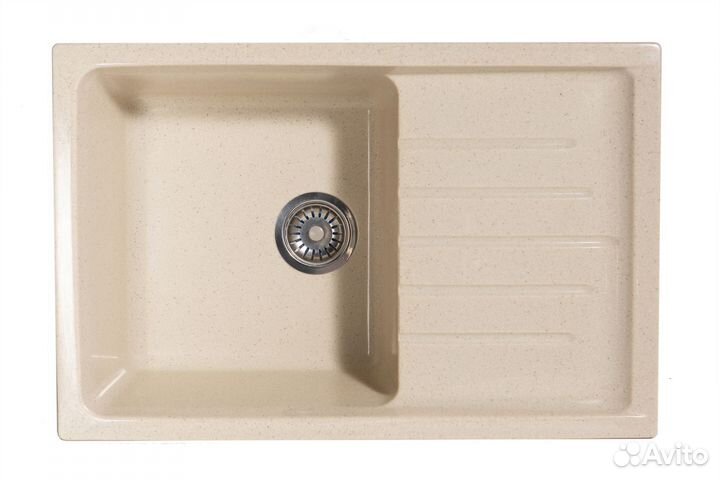 Каменная мойка прямоугольная новая