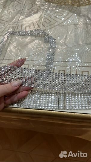 Силиконовая скатерть овальная прозрачная 150х120