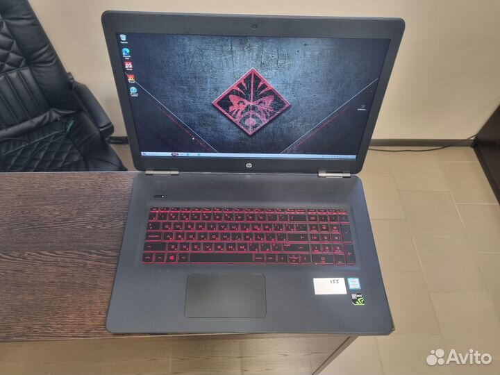 HP Omen 17-w210ur (I5 / GTX 1050 4гб / 17,3 IPS)