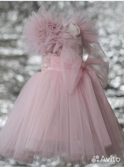Детское нарядное платье рост 74-110