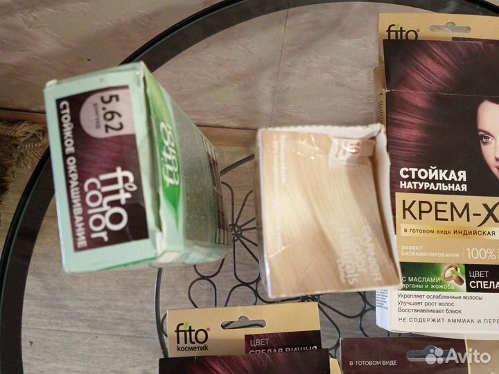 Крем-краска и крем-хна для волос. Одним лотом