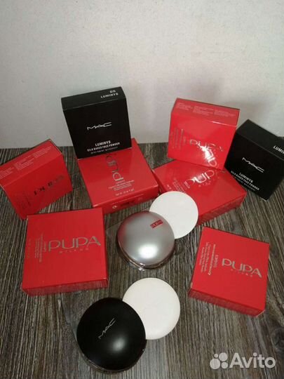 Пудра запечанная Пупа, Мак, всё тона в наличии