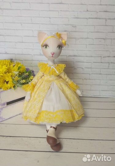 Текстильная интерьерная кукла