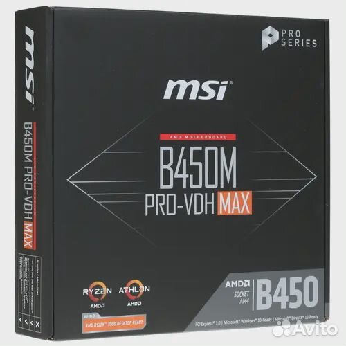 Ryzen7 Рrо 1700х и MSI B450M-A PRO (на гарантии)