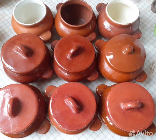 Керамика времен ссср.Горшок для запекания