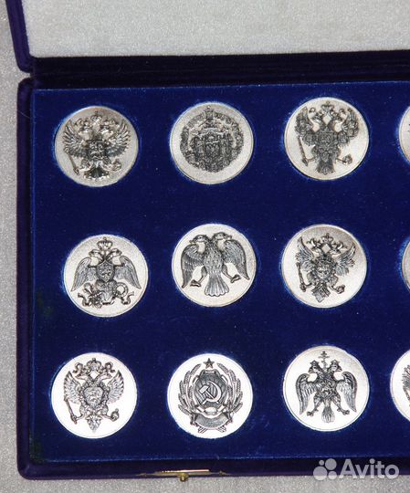 Настольные медали Государственный Герб России 500