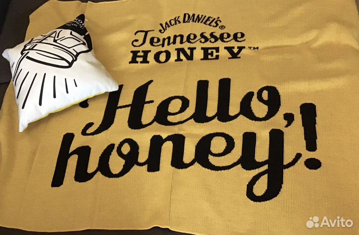 Вязанный плед джек даниэлс