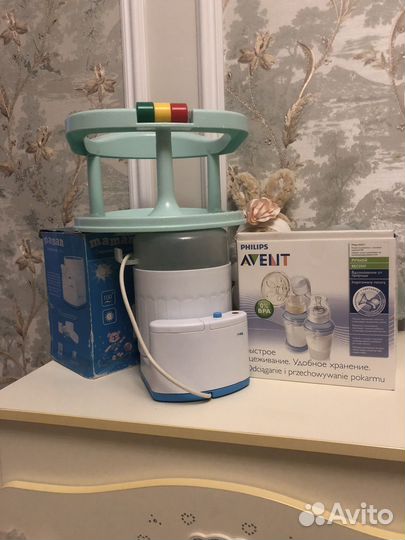 Стерилизатор для бутылочек, молокоотсос philips