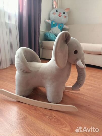 Детская качалка слоник