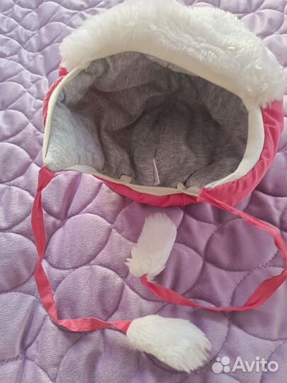 Шапка зимняя для девочки 50 52