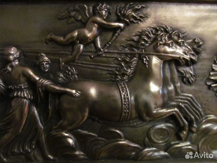 Аполлон. Картина из меди в деревянной раме