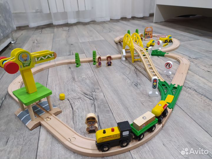 Деревянная железная Дорога Edvon
