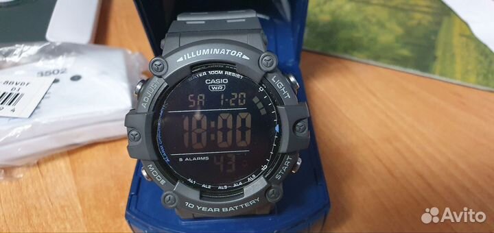 Часы casio AE-1500WH-8BVD серые