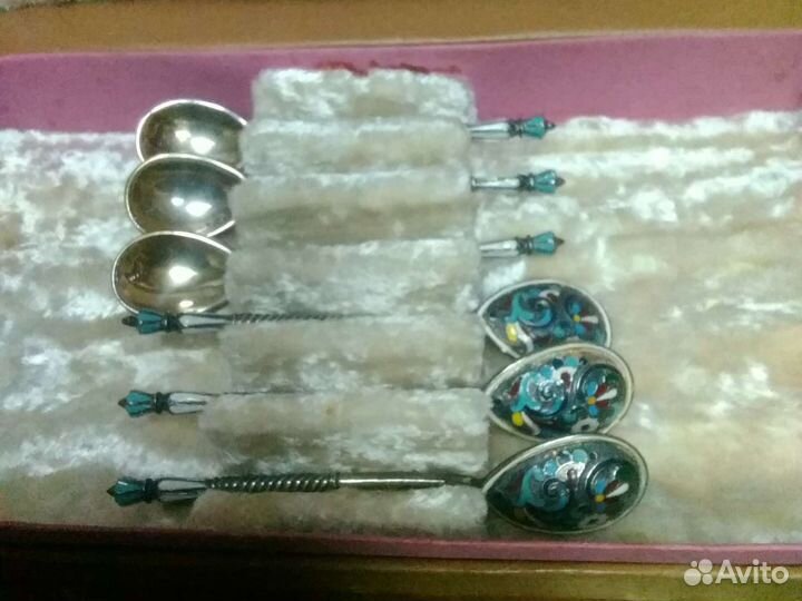 Кофейные ложки серебро,84,царизм