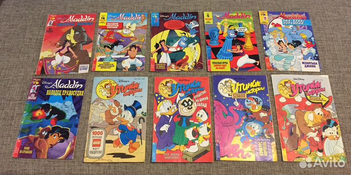 Старые комиксы, детские журналы