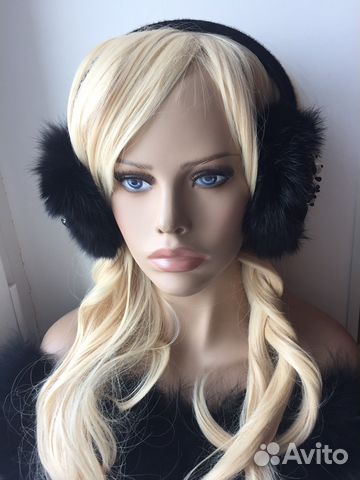 Наушники ободок меховые Vintage