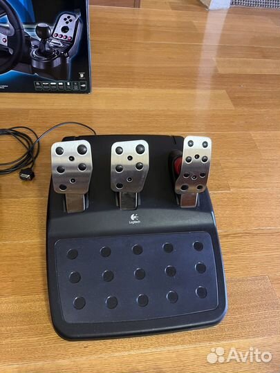 Руль педали кпп Logitech g25 + Подставка Fanatec