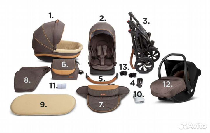 Коляска tutis mimi 3 в 1