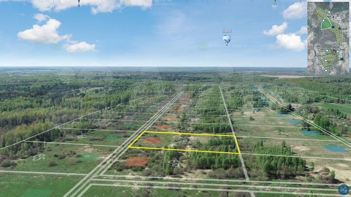 Участок 1,04 га (СНТ, ДНП)