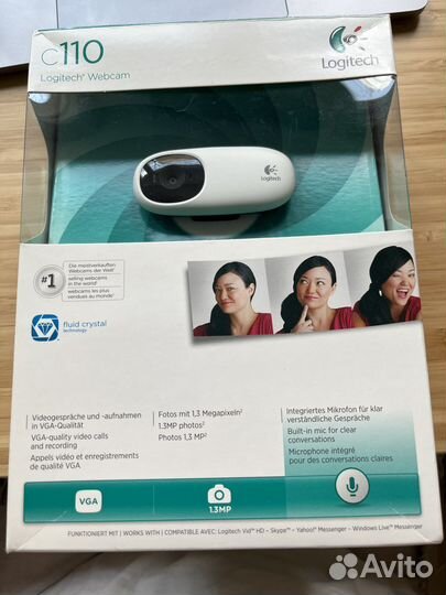 Веб камера Logitech c110