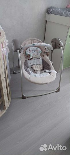 Детские электронные качели для новорожденных