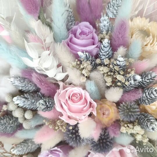 Букет из сухоцветов /раскидистый букет невесты