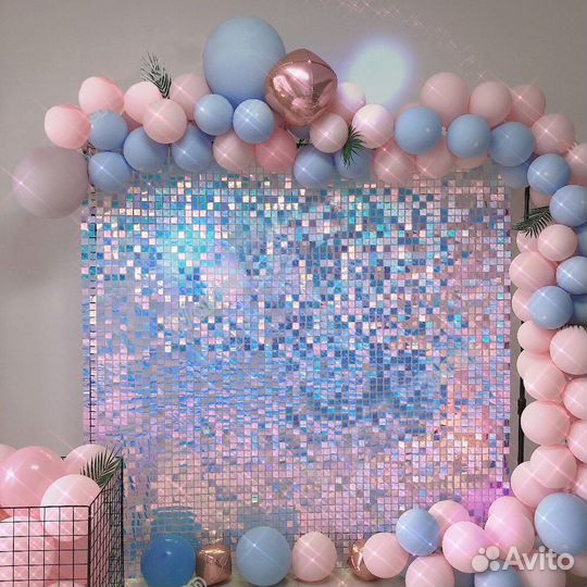 Аренда фотозоны из пайеток