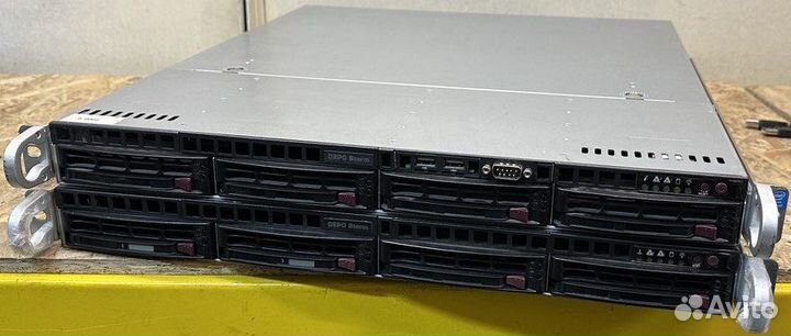 Корпус SuperMicro SC813M + бп 1U