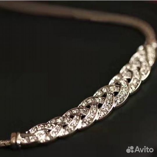Колье серебро 925 пробы
