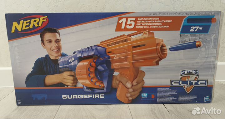 Бластер Nerf N-Strike Элит Серджфайр