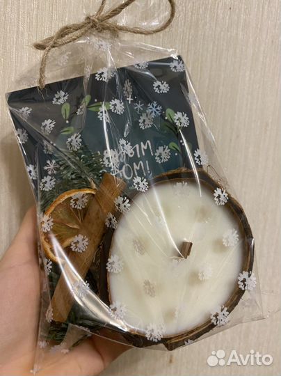 Свечка ручной работы