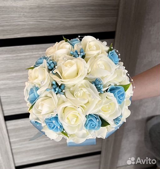 Свадебный букет дублер, букет невесты, бутоньерки